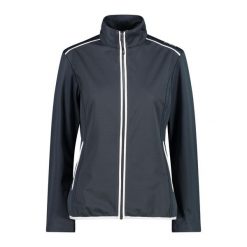 Kurtka damska CMP. Szare kurtki damskie CMP, bez wzorów, z puchu, bez kaptura. Za 371.50 zł.