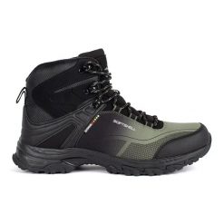 Vico Czarno-zielone trekkingowe buty męskie ocieplane. Zielone buty trekkingowe męskie bez zapięcia. Za 227.37 zł.