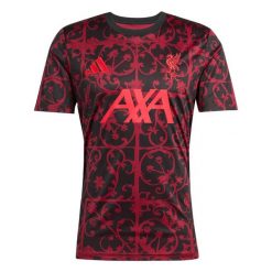 Koszulka Liverpool FC Preshi 2025/26. Czarne t-shirty sportowe męskie Adidas, l, z materiału, bez ramiączek, na fitness i siłownię. Za 281.34 zł.