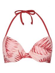 Liu Jo Beachwear Góra od bikini VA5129 J6448 Różowy. Czerwone bikini damskie Liu Jo Beachwear, bez wzorów. Za 219.99 zł.