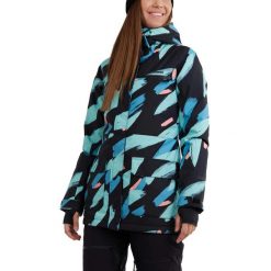 Kurtka narciarska damska Fundango Poplar. Czarne kurtki narciarskie i snowboardowe damskie Fundango, xs, bez wzorów, bez kaptura, narciarskie. Za 629.90 zł.