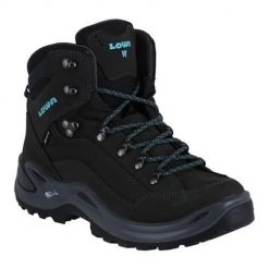 Buty trekkingowe damskie Lowa Renegade Mid Wide Gtx. Czarne obuwie trekkingowe damskie Lowa, na zimę. Za 755.80 zł.