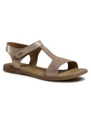 Lasocki Young Sandały CI12-3027-07 Złoty. Żółte sandały dziewczęce Lasocki Young, ze skóry, bez zapięcia. Za 63.99 zł.