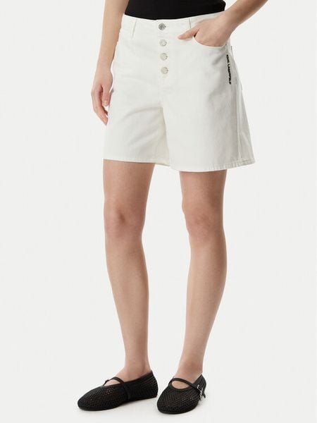 KARL LAGERFELD Top B2W17003 Czarny Slim Fit. Czarne topy damskie Karl Lagerfeld, xl, bez wzorów, z bawełny, bez kołnierzyka. Za 389.99 zł.