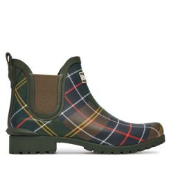 Kalosze Barbour. Zielone kalosze damskie Barbour, bez wzorów. Za 349.99 zł.