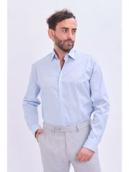 Marks & Spencer Koszula w kolorze błękitnym rozmiar: XL. Niebieskie koszule męskie Marks & Spencer, xl, bez wzorów, bez kołnierzyka, bez ramiączek. Za 65.95 zł.