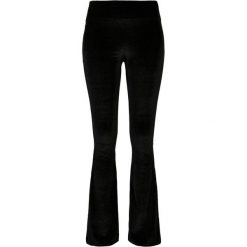 Legginsy Damskie Velvet Z Wysoką Talią Bootcut. Czarne legginsy damskie Urban Classics, s, bez wzorów. Za 85.99 zł.
