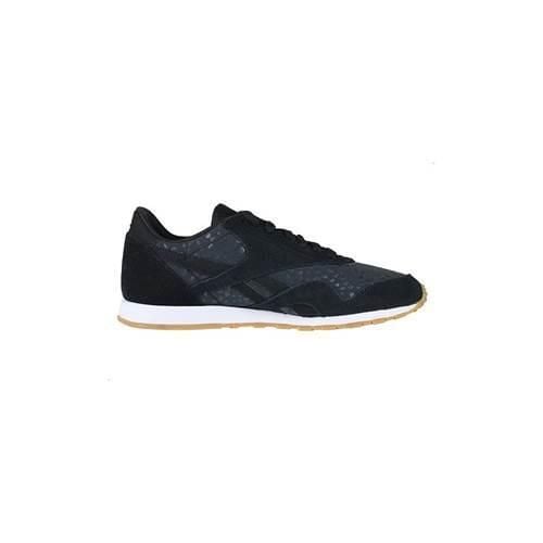 Buty do chodzenia damskie Reebok CL Nylon Slim Txt L. Czarne buty sportowe na co dzień damskie Reebok, bez wzorów, z materiału, trekkingowe. Za 307.00 zł.
