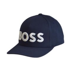 Czapka z daszkiem Hugo Boss Sevile 6 Baseball Cap Navy Granatowa - 50495132-404. Niebieskie czapki męskie Boss, bez wzorów, sportowe. Za 169.00 zł.