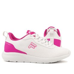 Buty damskie sportowe lekkie Fila SPITFIRE TEENS. Białe buty sportowe na co dzień damskie Fila, bez wzorów, trekkingowe. W wyprzedaży za 99.00 zł.