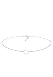 Elli Choker damski Circle Trend Geo wykonany ze srebra próby 925 Sterling Silver Naszyjniki 1 ct Damski. Szare naszyjniki damskie Elli, na co dzień, srebrne. Za 283.99 zł.