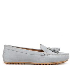 Mokasyny Geox. Szare mokasyny damskie Geox. Za 459.99 zł.