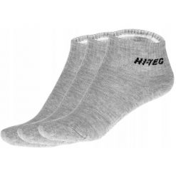 Skarpetki Do Kostek Unisex Dla Dorosłych Quarro 3pak. Szare skarpetki damskie Hi-tec, bez wzorów. Za 40.99 zł.