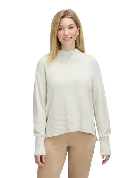 Betty Barclay Sweter w kolorze kremowym rozmiar: 42. Brązowe golfy damskie Betty Barclay, bez kołnierzyka. Za 174.95 zł.