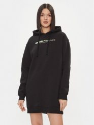 Calvin Klein Jeans Sukienka codzienna Double Ck Hoodie Dress J20J223257 Czarny Oversize. Czarne sukienki damskie Calvin Klein Jeans, na co dzień, xs, bez wzorów, z jeansu, bez kołnierzyka, bez ramiączek, oversize. Za 359.99 zł.