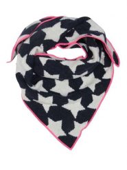 Zwillingsherz Chusta trójkątna "Stars" w kolorze granatowym rozmiar: onesize. Niebieskie chusty i apaszki dziecięce Zwillingsherz, z kaszmiru. Za 104.64 zł.