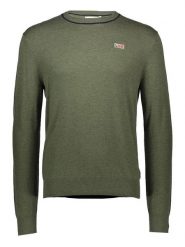 Napapijri Sweter w kolorze khaki rozmiar: L. Brązowe swetry męskie Napapijri, l, bez wzorów, z wełny, bez kołnierzyka. Za 166.88 zł.