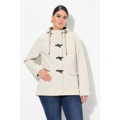 Damskie Kurtka softshellowa HYPRAR hydrofobowa guziki-kołki. Brązowe kurtki damskie Ulla Popken, plus size, bez wzorów, z materiału, bez kaptura. Za 479.99 zł.