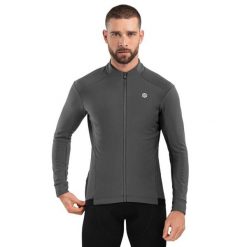 Kurtka rowerowa softshell męska J1 Julier. Szare kurtki męskie SIROKO, l, bez wzorów, z materiału, bez kaptura. Za 466.00 zł.