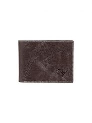 Lucky Bees Skórzany portfel w kolorze brązowym - 11 x 8 x 2 cm rozmiar: onesize. Brązowe portfele męskie Lucky Bees, bez wzorów, z materiału. Za 134.85 zł.