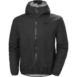 Kurtka wodoodporna z kapturem Helly Hansen Verglas 2.5L Fastpack. Czarne kurtki męskie Helly Hansen, l, bez wzorów, casualowe, z kapturem. Za 957.00 zł.