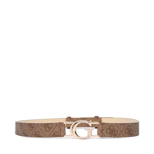 Pasek Damski Guess. Brązowe paski damskie Guess, z aplikacjami. Za 169.99 zł.