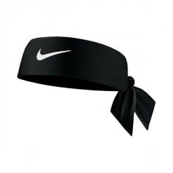 Opaska/Szalik Nike Dri-FIT Head Tie 4.0 Czarny-Biały. Czarne szaliki dziecięce Nike, bez wzorów. Za 185.99 zł.