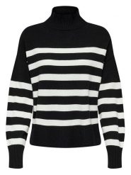 ONLY Sweter w kolorze czarnym rozmiar: S. Czarne golfy damskie Only, s, bez wzorów, bez ramiączek. Za 79.40 zł.