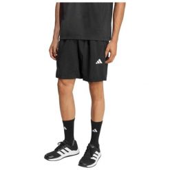 Szorty adidas Essentials Base. Czarne szorty sportowe męskie Adidas, s, z materiału, na fitness i siłownię. Za 137.45 zł.