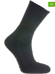 Seger Skarpety (2 pary) "Trekking Coolmax" w kolorze czarnym rozmiar: 46-48. Czarne skarpetki męskie Seger, bez wzorów, z materiału. Za 43.99 zł.