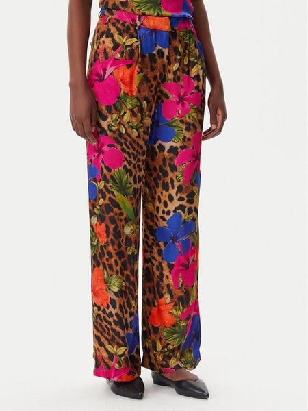 LOLA CASADEMUNT Spodnie palazzo MS2514015 Kolorowy Wide Leg. Spodnie materiałowe damskie lola casademunt, bez wzorów, z materiału. Za 389.99 zł.