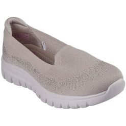Buty sportowe damskie Skechers Graceful View Finder. Brązowe obuwie treningowe damskie Skechers, na fitness i siłownię. Za 490.00 zł.