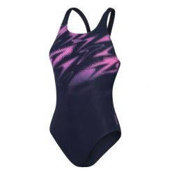 Damski Jednoczęściowy Kostium Kąpielowy Hyperboom Placement Muscleback. Czarne stroje jednoczęściowe damskie Speedo, bez wzorów. Za 246.99 zł.