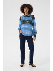 CULTURE Bluzka w kolorze błękitnym rozmiar: S. Niebieskie bluzki damskie Culture, s, bez wzorów, bez kołnierzyka, bez ramiączek. Za 126.75 zł.