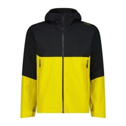 Kurtka z kapturem CMP. Żółte kurtki męskie CMP, bez wzorów, sportowe, z kapturem. Za 288.69 zł.