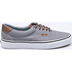 Vans - Tenisówki. Szare trampki i tenisówki męskie Vans, bez wzorów, z gumy, bez zapięcia. W wyprzedaży za 239.90 zł.