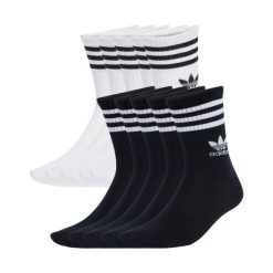 Skarpety adidas 3 Stripes Crew 10 Pairs. Białe skarpetki męskie Adidas, bez wzorów. Za 120.99 zł.