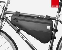 Torba rowerowa pod ramę Sahoo, wodoodporna. Czarne torebki klasyczne damskie SAHOO, bez wzorów, z materiału, bez dodatków. Za 159.90 zł.