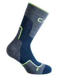 Cmp Skarpety trekkingowe w kolorze granatowym rozmiar: 39/42. Niebieskie skarpetki męskie CMP, bez wzorów, z wełny. Za 50.00 zł.