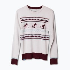 Sweter damski KAVU Hillrose. Białe swetry klasyczne damskie KAVU, bez kołnierzyka. Za 279.99 zł.