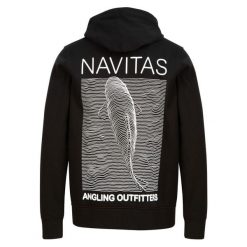 Bluza męska Navitas Joy Hoody. Czarne bluzy bez kaptura męskie NAVITAS, m. Za 189.99 zł.