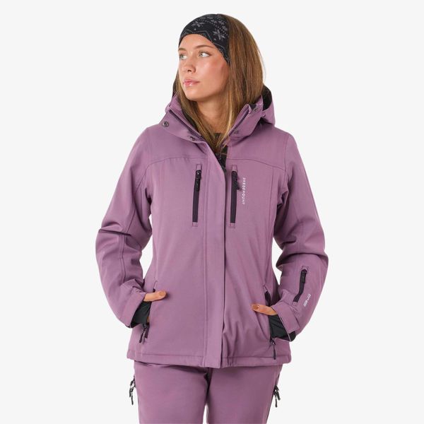 Kurtka narciarska Narciarstwo Damska Swedemount Cervinia Jacket W oddychająca. Fioletowe kurtki damskie SWEDEMOUNT, bez wzorów, bez kaptura, narciarskie. W wyprzedaży za 447.00 zł.