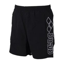 Szorty spodenki plażowe męskie Arena Berryn. Czarne kąpielówki męskie Arena, m, bez wzorów, do pływania. Za 99.99 zł.