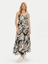 ONLY Sukienka letnia Nova 15325509 Czarny Regular Fit. Czarne sukienki damskie Only, na lato, l, bez wzorów, z wiskozy, bez kołnierzyka, bez ramiączek. Za 119.99 zł.