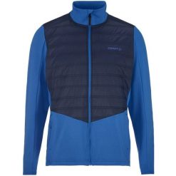 Kurtka z dresu Craft ADV Essence 2. Niebieskie kurtki outdoor męskie Craft, m, bez wzorów, z dresówki, z kapturem. Za 434.75 zł.