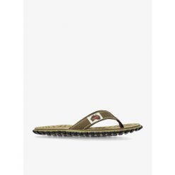 Japonki Gumbies Islander Flip-Flops. Zielone klapki damskie Gumbies, bez wzorów, bez obcasa. Za 89.99 zł.