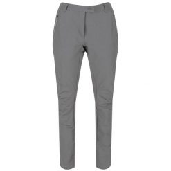 Damskie Spodnie Trekkingowe Highton Stretch. Szare spodnie dresowe damskie Regatta, s, bez wzorów. Za 223.99 zł.