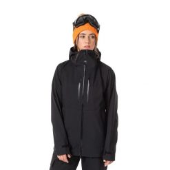 Damska kurtka narciarska Rossignol Rallybird. Czarne kurtki damskie Rossignol, na zimę, bez wzorów, bez kaptura. Za 1,842.00 zł.