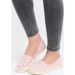 Różowe Espadryle No Secrets. Czerwone espadryle damskie Born2be, bez wzorów, bez obcasa, na płaskiej podeszwie. Za 24.99 zł.