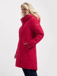 TRAVELIN' Parka w kolorze czerwonym rozmiar: S. Czerwone parki damskie Travelin', s, bez wzorów. Za 478.99 zł.